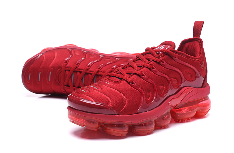 2018 Nike Air Max TN Plus All Red Shoes - Click Image to Close